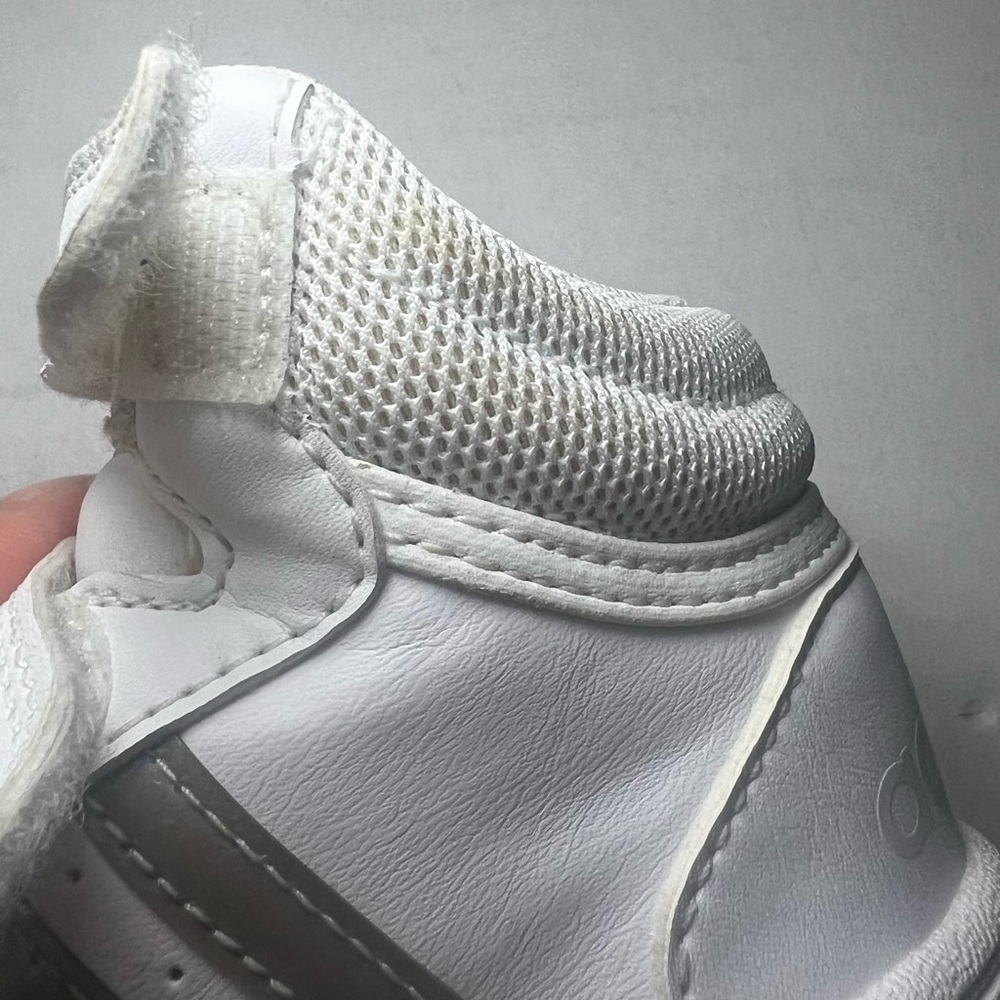 Adidas Hoops Mid 3.0 AC‎ Infant Hi-Top Sneakers Kids Sz 8 White Sporty Casual - Picture 10 of 11